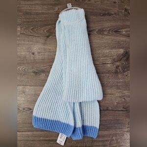 Mixit Blue Women's Cozy Soft Ribbed Knit Scarf NWT